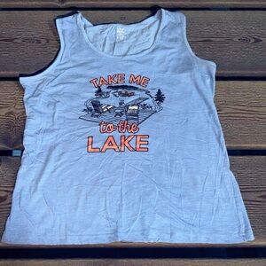 Women’s Tank Top (XL) Take Me To The Lake